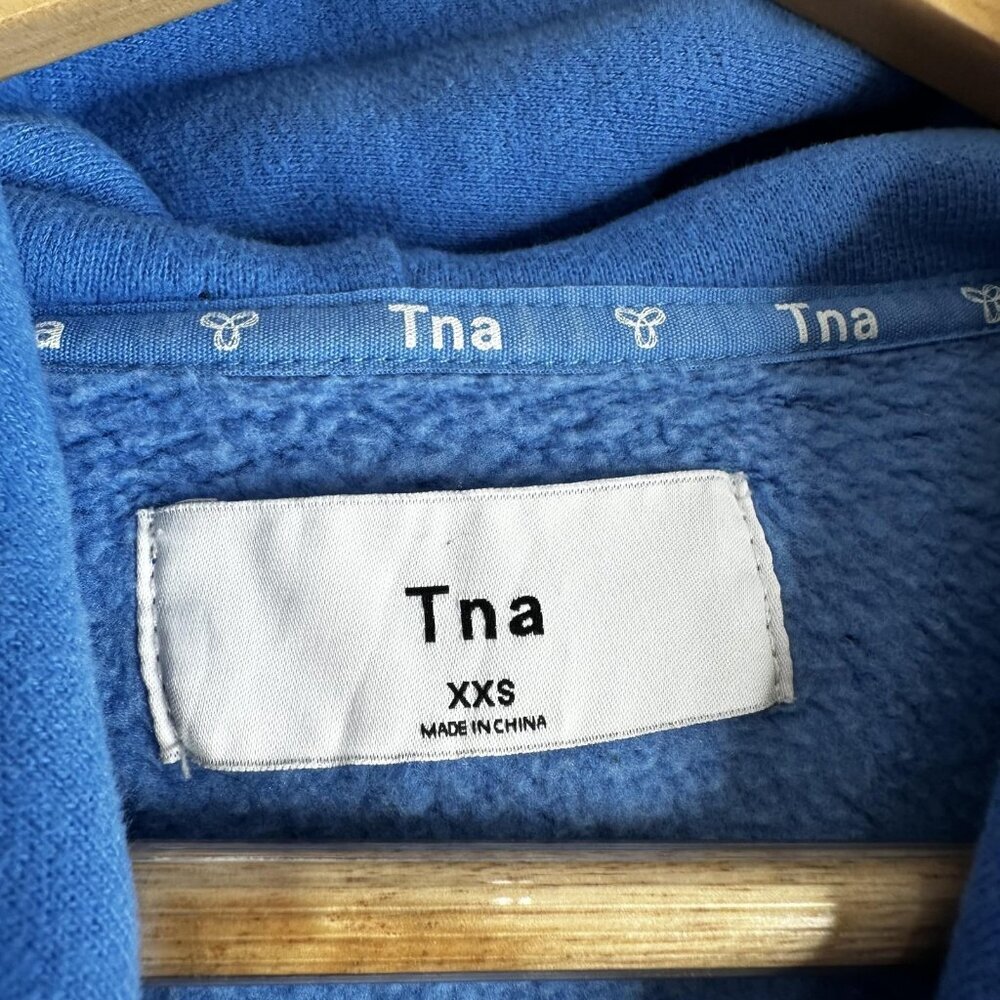 Aritzia Tna Hoodie Womens XXS Pullover Graphic Kangaroo Pocket Sweatshirt - Picture 9 of 13
